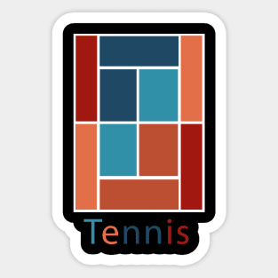 TENNIS COURT Sticker